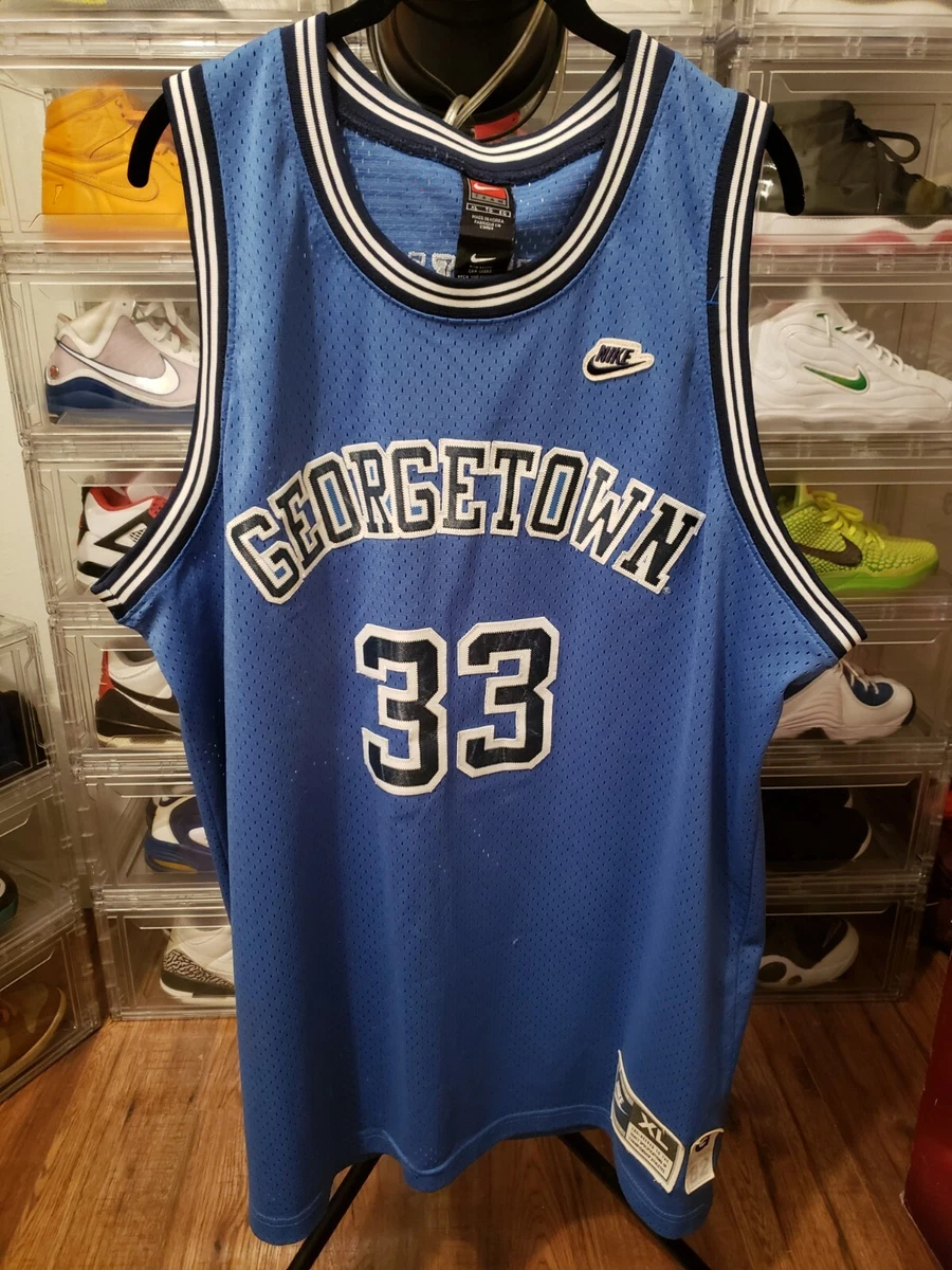 Georgetown basketball top jersey throwbacks
