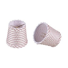 Aspen Creative 51015-2, Empire Clip-On Chandelier Lamp Shade, White  Burgund...