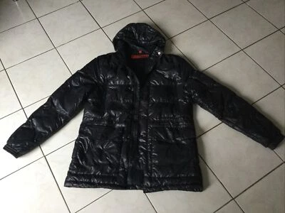 Parka veste doudoune longue BURBERRY SPORT taille XL/XXL noir bon etat 985€ - Photo 1/4