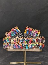 Native American Zuni Handmaid Lot Hair Barrette Earrings Brooch Pin