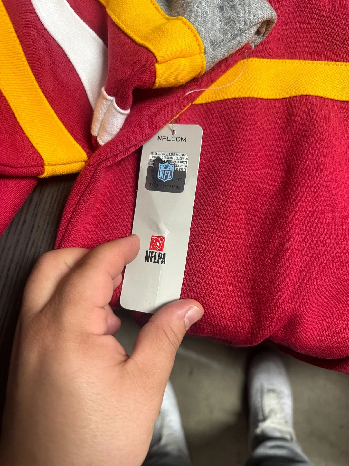 Felpa con cappuccio uomo Mitchell & Ness Throwbacks Head Coach 3XL kansas city