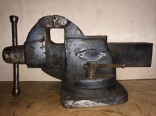 RARE 1950 Craftsman 519X 5195 Bench Vise (FREE S&H)  Vice Sears