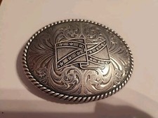 Belt buckle with a flag of 44 B119