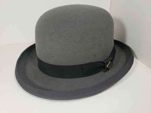 STACY ADAMS FUR FELT HAT DERBY BOWLER 