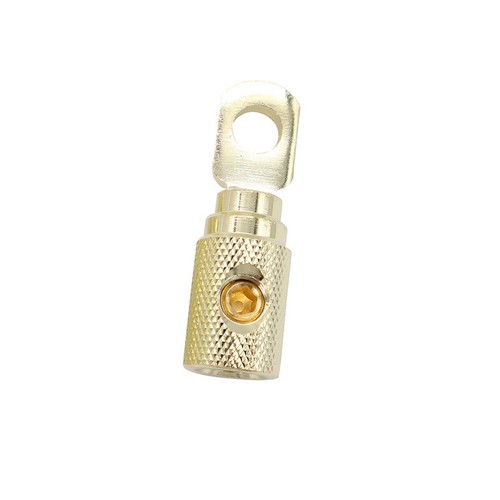 2 Pcs 4GA Gauge AWG Wire Coupler Set Screw Power Ring Terminal Connector - Picture 7 of 8