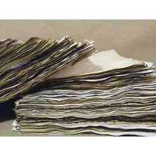 50 Coffee Dyed 8.5"x14" Papers, Hand Dyed Papers, Junk Journal Supply