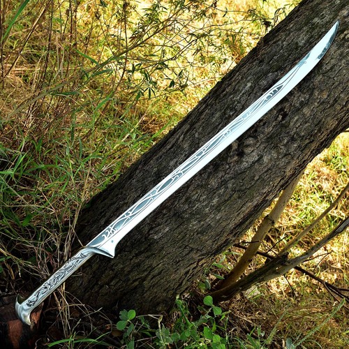 Handmade Carbon Steel Viking Sword Battle Ready Medieval Sword With / Sheath - 第 11/11 張圖片