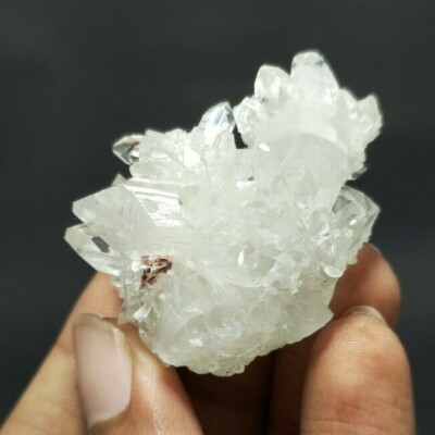 pointed apophyllite white minerals reiki healing crystals 972