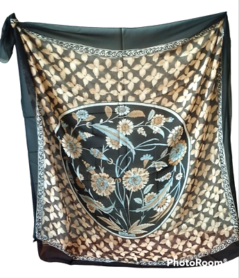 Foulard Pura Seta Sciarpa Stola Granfoulard Pareo