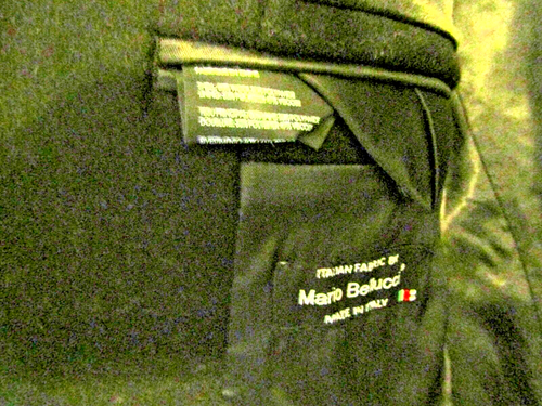 Club Monaco Wool Coat Italian Fabric By Mario Bellucci Size Small - Picture 4 of 8