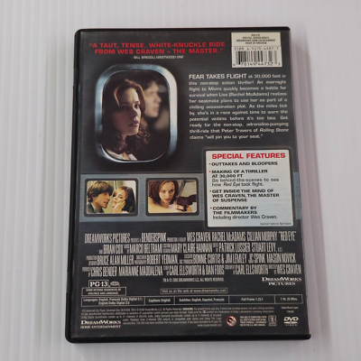 Red Eye (DVD, 2006, Full Frame) Rachel McAdams, Cillian