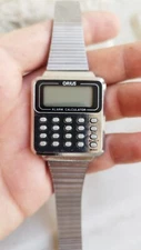ORIUS Alarm Chronograph Vintage Digital Calculatur Watch