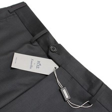 Zanella NWT Dress Pants Size 34 In Tonal Gray Small Pattern Wool Pn12