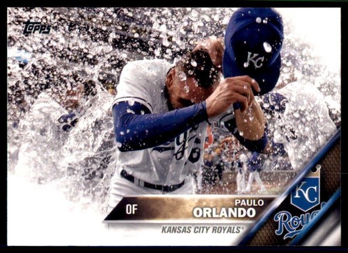 2016 Paulo Orlando Kansas City Royals Topps Baseball Card # 438
