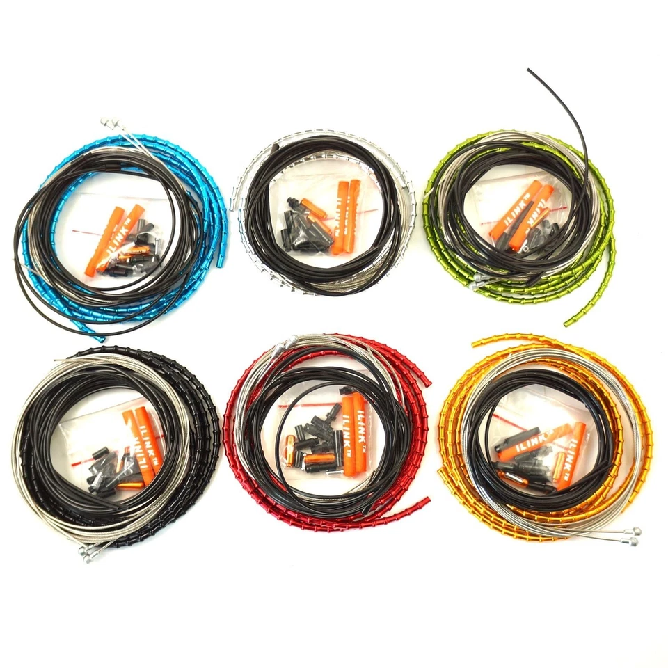 6 Color Alligator I-Link 5mm MTB Bike Brake cable set 31 strand Superior Shine - Image 2 of 4