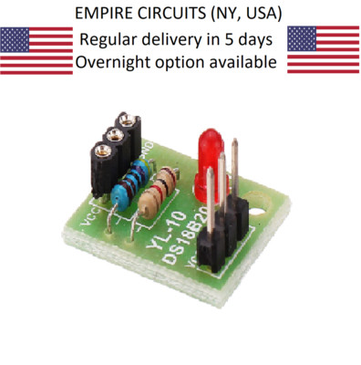 1X DS18B20 Temperature Sensor Shield Module 
