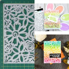 Background Metal Cutting Dies Scrapbooking Paper Crafts Embossing Stencil Cut