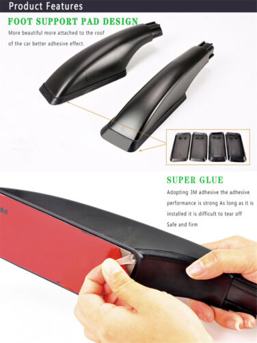1.3M Refit Car Roof Luggage Rack Side Bars Rails Top Perforation-Free Trim USA - Bild 4 von 13
