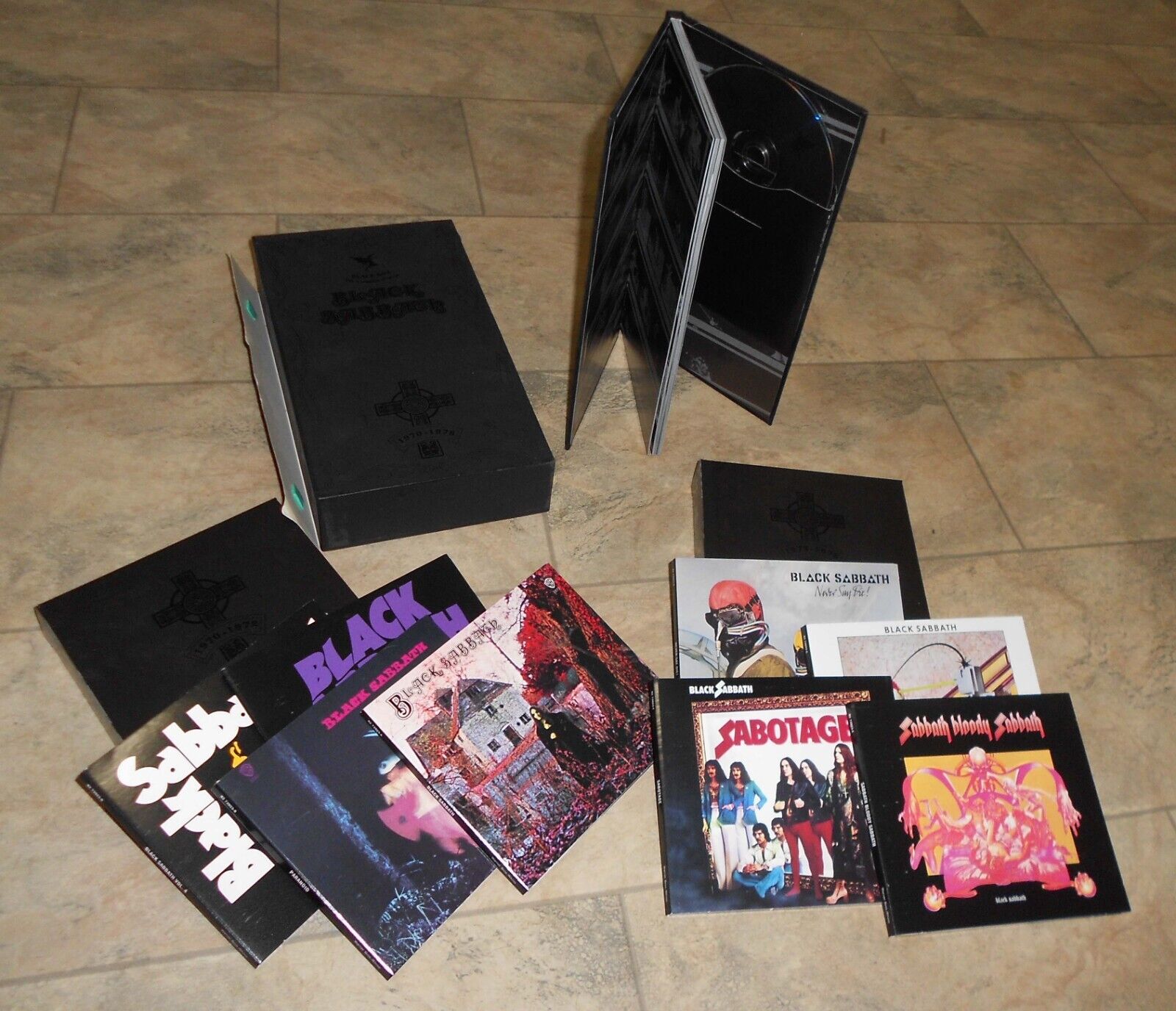 Black Sabbath 1970-1978 8 CD Box Set with Booklet & Bonus DVD The Black Box