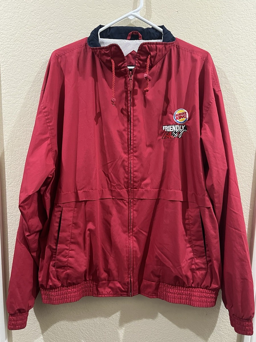 Vintage Burger King Red Uniform Jacket For Men XL | eBay