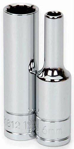 3/8" Drive Deep 12-Point Sockets, Metric, High-Polished Chrome Finish, Williams - Bild 2 von 3
