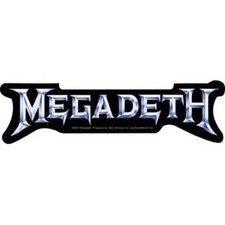 Sticker Megadeth Logo 6x1.5 C D Vinyl Decal Stickers