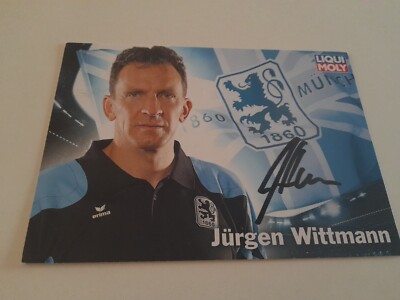 Signierte AK Jürgen Wittmann TSV 1860 München NEU