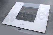 VETRO ESTERNO ORIGINALE PORTA FORNO SMEG  SF106B  CODICE RICAMBIO 692532422