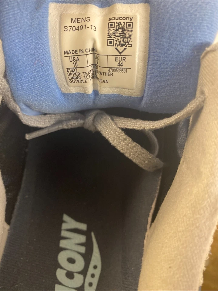 Zapatos para hombre Saucony Originals Grid Azura 2000 gris/azul oscuro talla 10 Foto 2 de 4