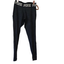 Victoria's Secret VS Pink Ultimate Leggings Gray White size Medium