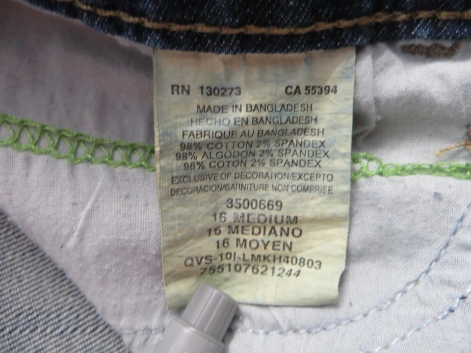 Lee Just below The Waist Women's Natural Bootcut Denim Jeans Blue Size 16M - Image 4 of 4