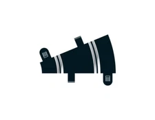 Scalextric Radius 1 22.5° Curve Track - 2pcs C8278