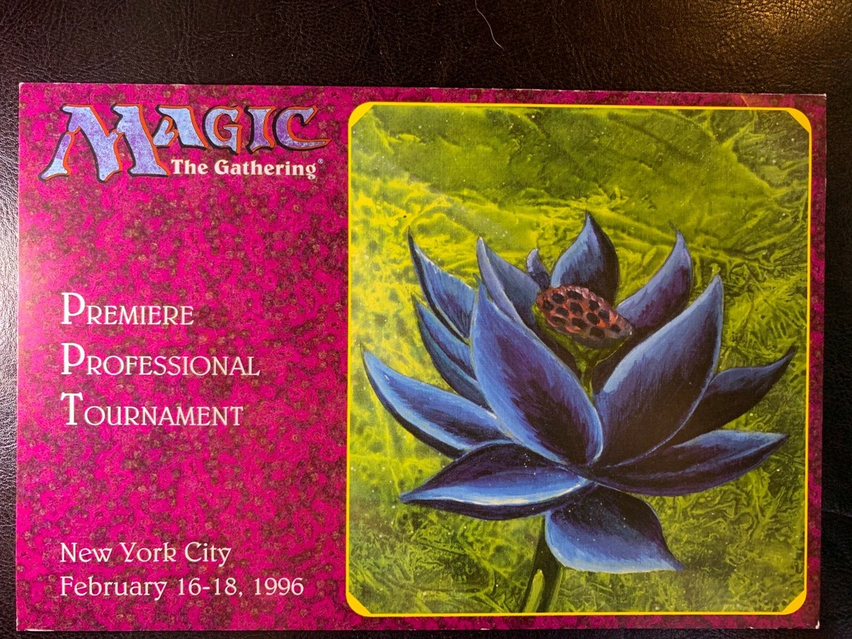 Black Lotus MTG POSTCARD | 1996 Premier NYC Pro Tour | 1995 Magic