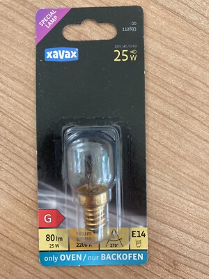 Xavax 25W Birne für Backofen