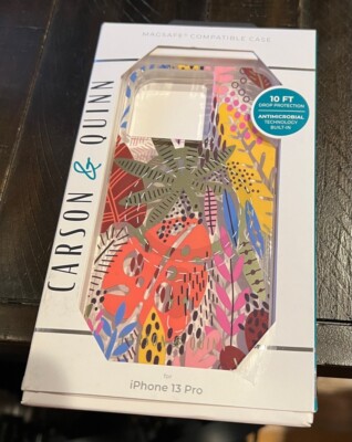NEW CARSON & QUINN MAGSAFE CASE FOR IPHONE 13 PRO 6.1'' - Hawaiian Tropic