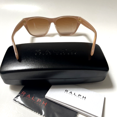 New in Case Original RALPH LAUREN RA 5303 Oval Sunglasses Beige Shiny Acetate New in Case Original RALPH LAUREN RA 5303 Oval Sunglasses  main image 4