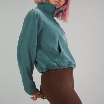 lululemon エメラルドグリーン パーカー フルジッパー レディース lululemon エメラルドグリーン パーカー フルジッパー