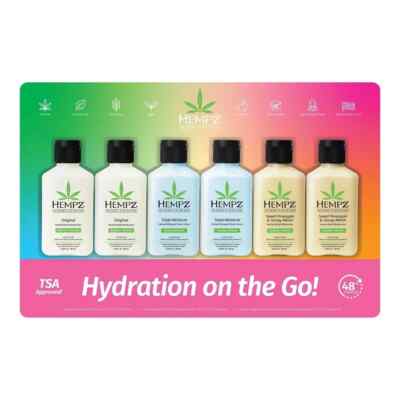 Hempz Lotion Hydration on the Go - Travel Size Herbal Body
