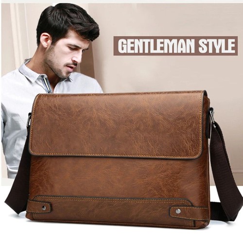 PU-Leder Männer Business Aktentasche Wasserdicht Computer tasche