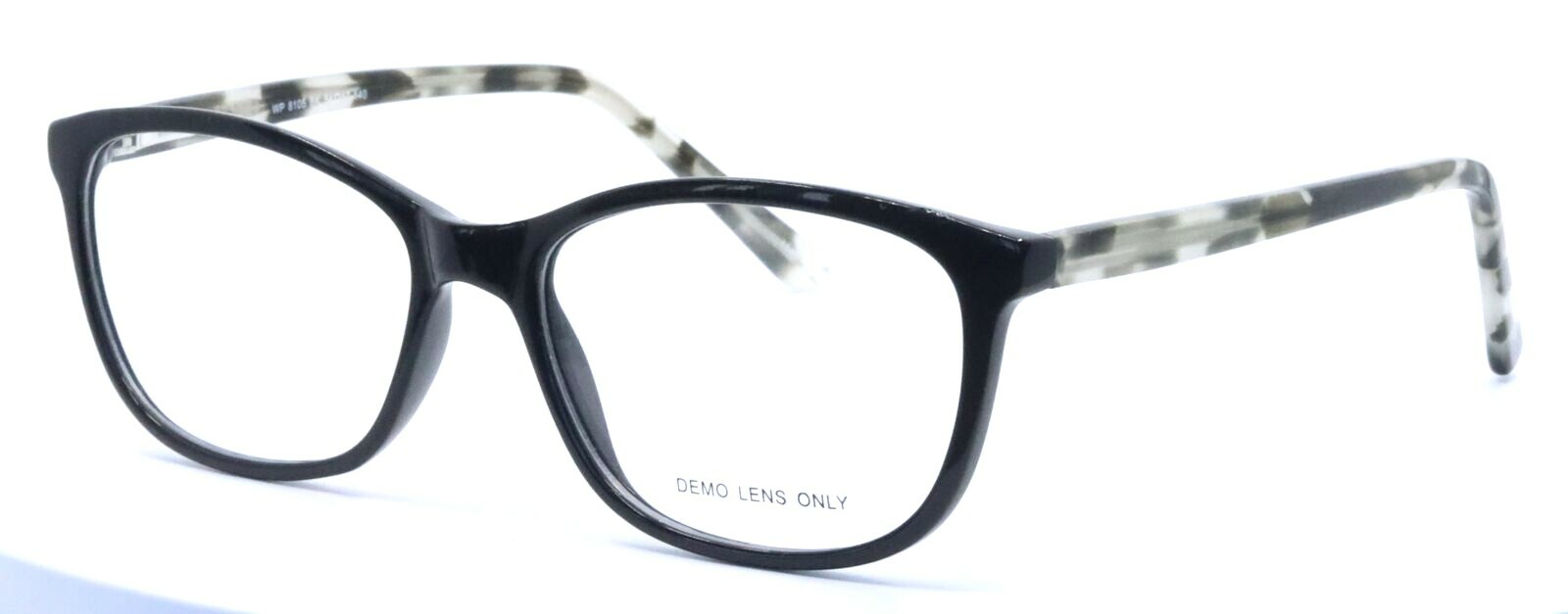 Visionworks WP8105 BK Black Womens Rectangular Eyeglasses Frames 5417