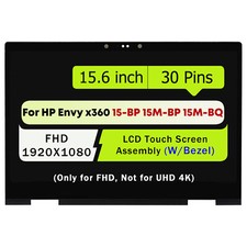 15.6" For HP Envy x360 15-BQ213CL 15-BQ108CA FHD LCD Touch Screen Replacement