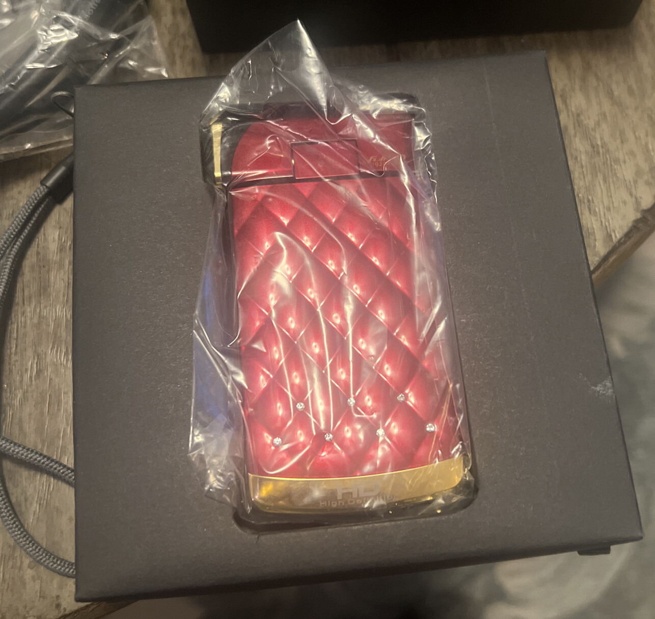 DXG Luxe Collection 1080p HD Camcorder DXG-Burgundy with Rhinestones