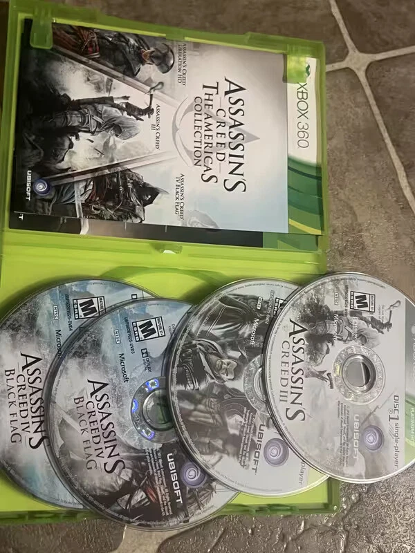 Assassins Creed: The Americas Collection (Microsoft Xbox 360, 2014) CIB COMPLETE - Image 2 of 4