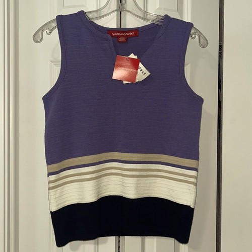Vintage Gloria Vanderbilt Sweater Vest Size Small