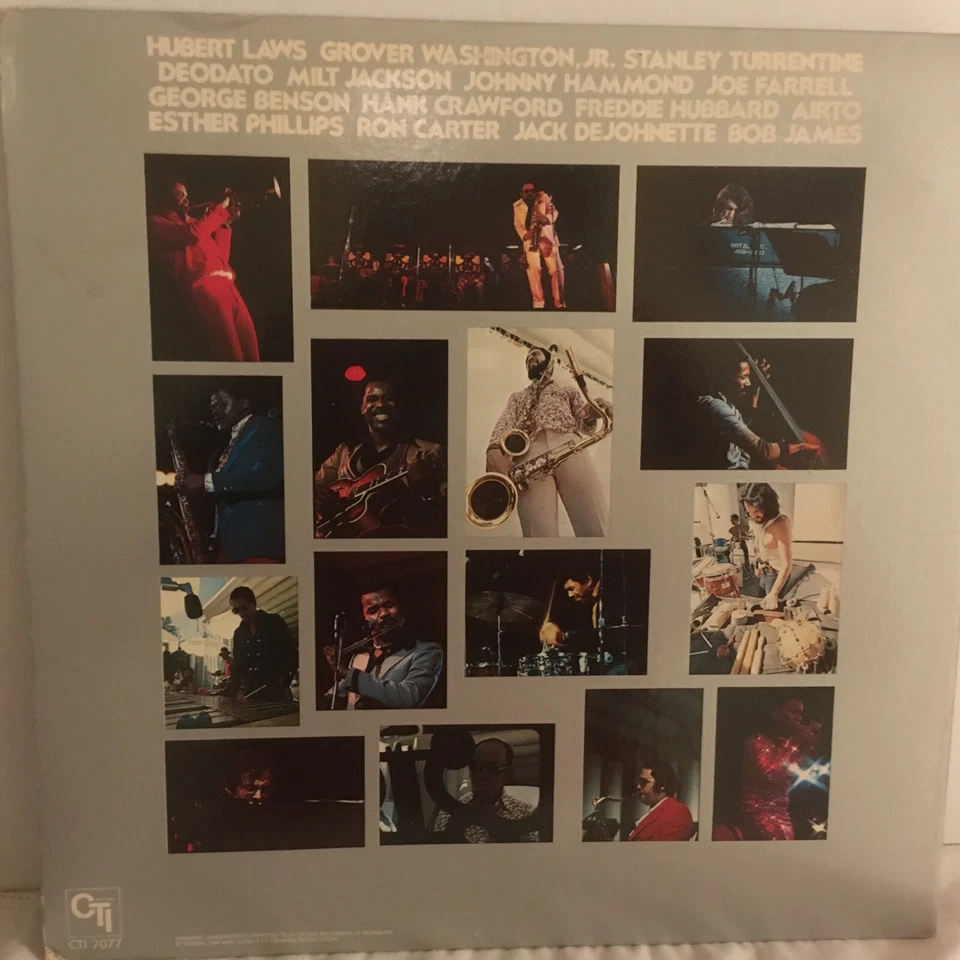 CTI ALL STARS LP CTS SUMMER JAZZ AT THE HOLLYWOOD BOWL - Image 2 of 4