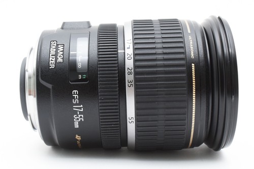 Canon EF-S 17-55mm f/2.8 IS USM Zoom Lens "READ" w/Hood,Case From Japan Y1888 - Picture 10 of 13