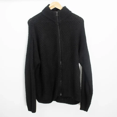 Stone Island Giacca in maglia con zip Nero XL