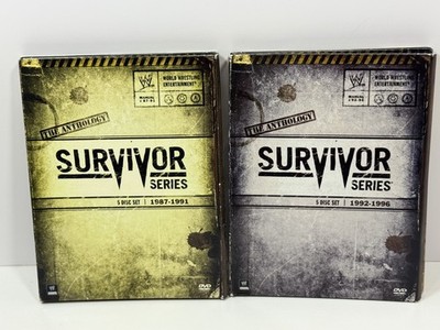 WWE Survivor Series: The Anthology DVD Box Set Lot (2) 1987-1996