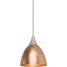 Besa Lighting 1XT-1758CF-LED-SN Divi Pendant ...