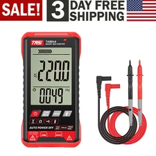 Multimeter Ohmmeter Voltmeter Digital Display Auto Range Test Volt Tester AC DC-